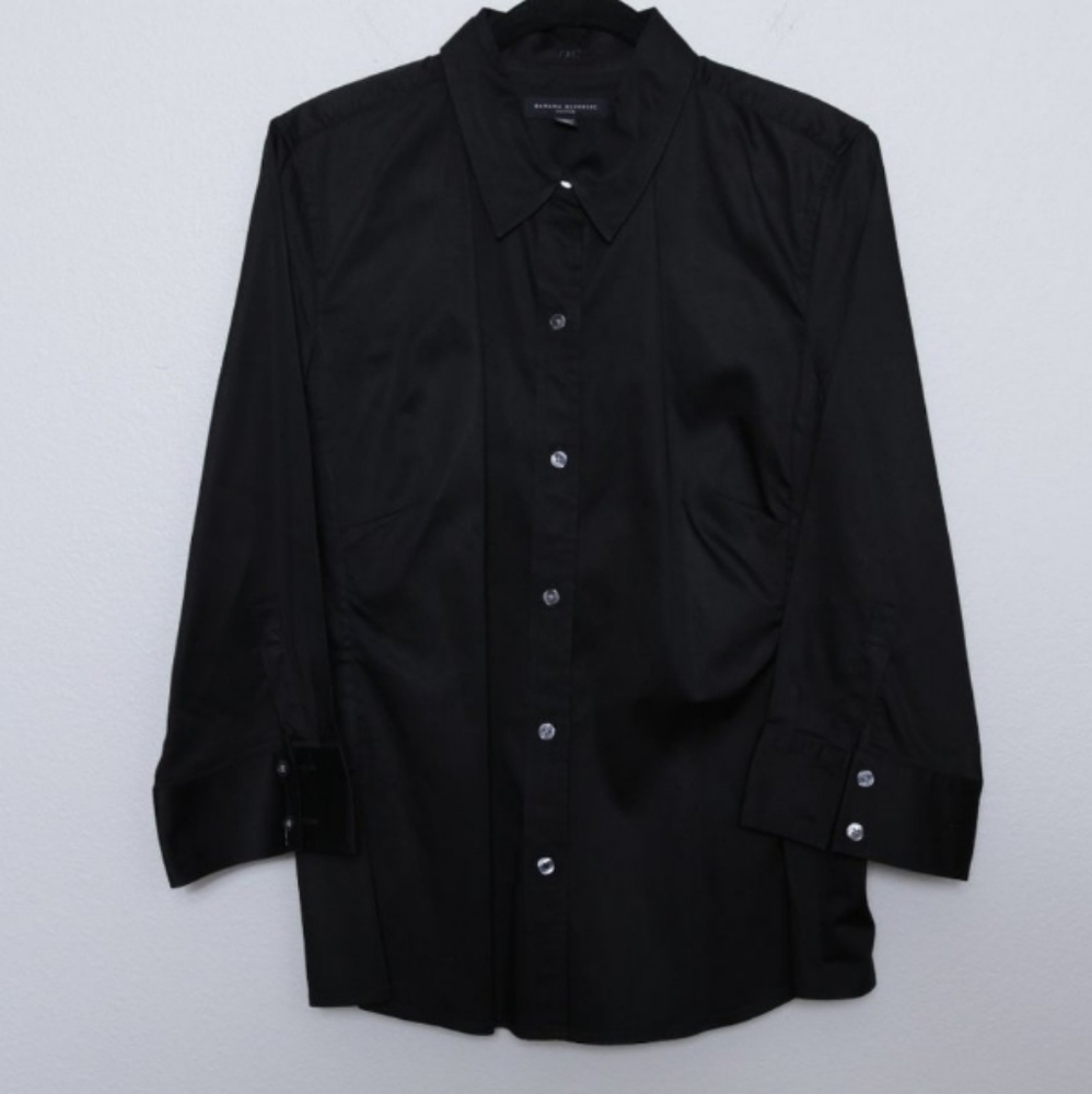 Banana republic fitted black shirt size large